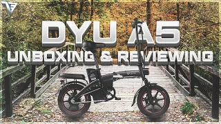 DYU A5 FOLDABLE ELECTRIC BIKE - UNBOXING & REVIEWING