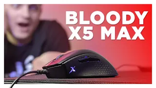 Обзор Bloody X5 Max / Мышка для начинающего геймера