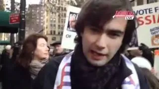 Сын Ходорковского на митинге в Нью-Йорке «За честные