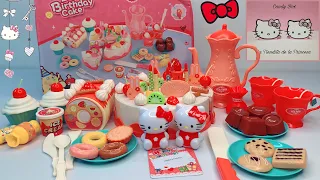 8 Minutes Satisfiying with Unboxing Hello Kitty Birthday Cake ASMR, Hello Kitty, LOL, Melody