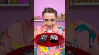 She pranked a guy by faking a sponge to look like a brownie🤣🤣🤣 #funny