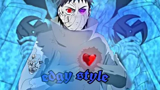 edit anime Naruto edgy style