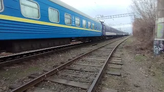поехал состав ВЛ-80т-1490 Одеса-Львів