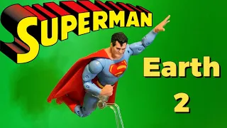 SUPERMAN Earth 2 Crisis On Infinite Earths McFarlane Toys DC Multiverse Unboxing and Review