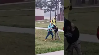 weak ass fight at Job Corps