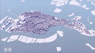 Venise en 3D de l’an 800 à nos jours !