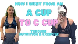 MY CRAZY CHEST TRANSFORMATION | How I Went From A Cup to C Cup Through Nutrition and Exercise
