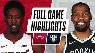Miami Heat vs Brooklyn Nets Full Game Highlights | 2020-21 NBA Season | January 25, 2021