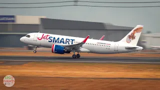 17 minutes of plane spotting at Santiago International Airport.