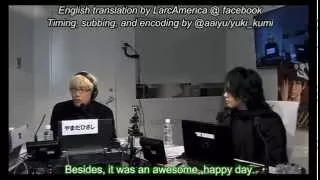2015.02.11 story of Yamada and Gackt on Hyde's birthday (English sub)