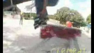 rollerblading in melun skatepark