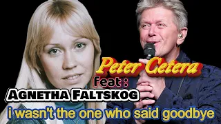 Peter Cetera feat : Agnetha Faltskog  -  i wasn't the one who said goodbye