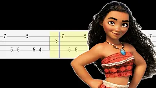 Moana - How Far i'll Go (Easy Ukulele Tabs Tutorial)