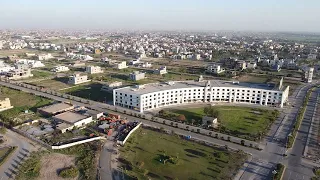 Lahore motorway city in spring season