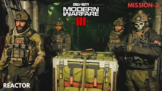 Modern Warfare 3 campaign mission 3 "Reactor"  walkthrough | PS5