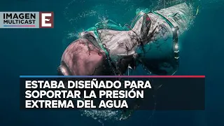 ¿Qué es una "implosión catastrófica" como la sufrida por el submarino de OceanGate?