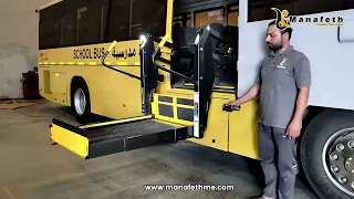 We installed Wheelchair Lift For School Bus