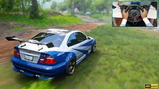 Forza Horizon 5 NFS Most Wanted BMW M3 GTR Gameplay 4k | Logitech G29 Steering Wheel