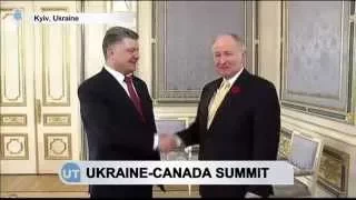 Ukraine-Canada Summit: Ukraine's Poroshenko meets Canadian Foreign Minister Nicholson