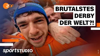 Shrovetide Football: Bei diesem Spiel dreht ein englisches Dorf komplett durch! | Vlog | sportstudio