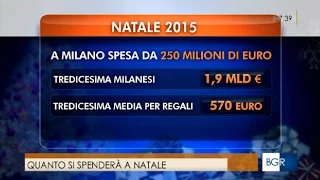 22/12/2015 - I consumi natalizi (Rai 3 - TGR Lombardia)