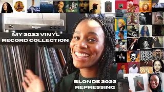 my 2023 vinyl record collection + blonde vinyl reissue