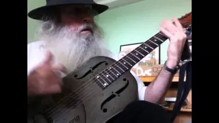 Slide Guitar Blues Lesson in Open G Tuning Guitar Lesson -. Mannish Boy On My National Steel NPB12!