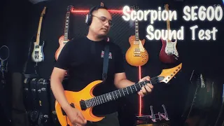 Scorpion SE600 ON guitar Sound Test (No Talk)