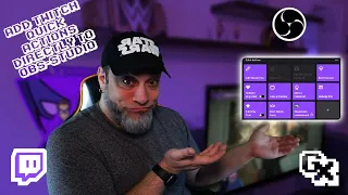 Add Twitch Quick Actions DIRECTLY to OBS Studio with Custom Browser Docks!