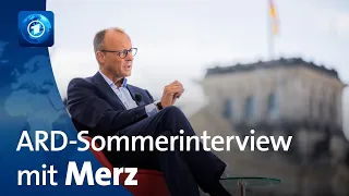 ARD-Sommerinterview mit CDU-Chef Friedrich Merz