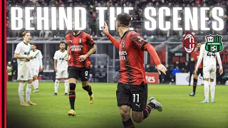 Behind The Scenes | AC Milan v Sassuolo | Exclusive