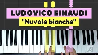 Cómo tocar "Nuvole bianche" en piano (tutorial)