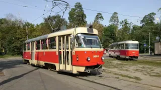 Київ трамвай (Forest Tram No.12, 17), 18.09.2018