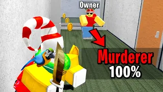 OWNER (Nikilis) GAVE ME MURDERER in ROBLOX MURDER MYSTERY 2