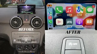 Audi A1 Apple CarPlay Android Auto MMI Box Headunit Install 2012-2016 Review How To Remove The Radio