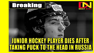 Junior hockey player dies after taking puck to the head in Russia