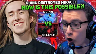 QUINN on PUCK destroyed MIRACLE on SHADOW FIEND?! | HOW IS THIS POSSIBLE?!