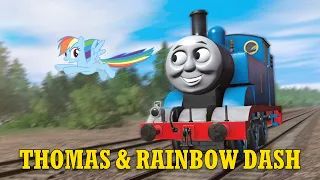 Thomas & Rainbow Dash