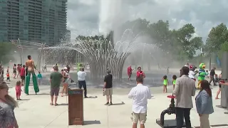 Renovated Scioto Mile Fountain reopens to the public