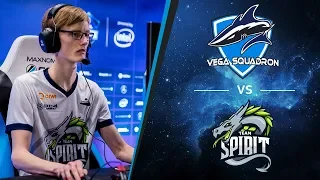 Dota 2 - Vega Squadron vs Team Spirit - Game 2 - EU Qualifier - ESL One Katowice 2019