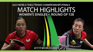 Tin-Tin Ho vs Ying Han | WS R128 | 2023 ITTF World Table Tennis Championships Finals