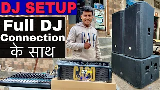 DJ SETUP 1300w 2Top|3200w 1Dual Bass|Ati Pro Or SoundStandard With Full DJ Connection