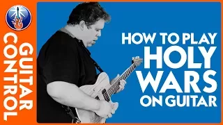 How to Play Holy Wars on Guitar - Megadeth RIff Lesson