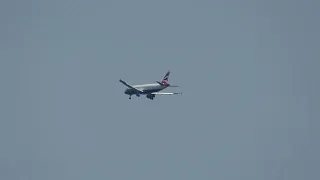 British Airways Landing at Gibraltar, Spotting from Across The Bay of Gibraltar