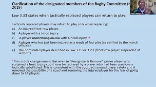 2020 World Rugby Law Changes