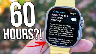 60 Hours of Battery Life?! - Testing Low Power Mode for Apple Watch Ultra!