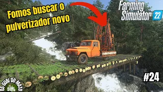 COMEÇAMOS A COLHER O SORGO // OS GURI DO MATO // FARMING SIMULATOR 22 #24