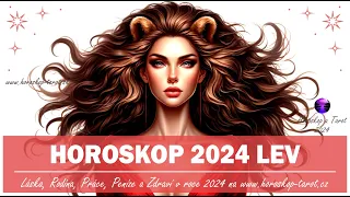 Horoskop Lev 2024 | Roční Horoskopy pro znamení Lev od věštkyně | Horoskop-Tarot.cz 2024