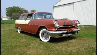 1955 Pontiac Safari 2 Door Station Wagon in Copper & Yellow & Ride - My Car Story with Lou Costabile