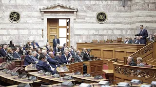 Δευτερολογία του Πρωθυπουργού Κυριάκου Μητσοτάκη στη Βουλή, στο πλαίσιο της «Ώρας του Πρωθυπουργού»